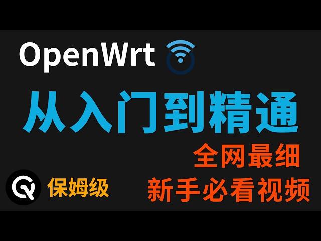 【全网最细】openwrt入门到精通：带你完全掌握openwrt的使用！| openwrt基础使用教程 | ImmortalWrt 通用教学