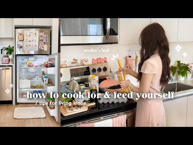 how to cook for yourself when you have no time & energy  low budget meal ideas, grocery tips, etc.