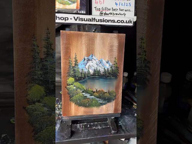 I made a Bob Ross style Painting !