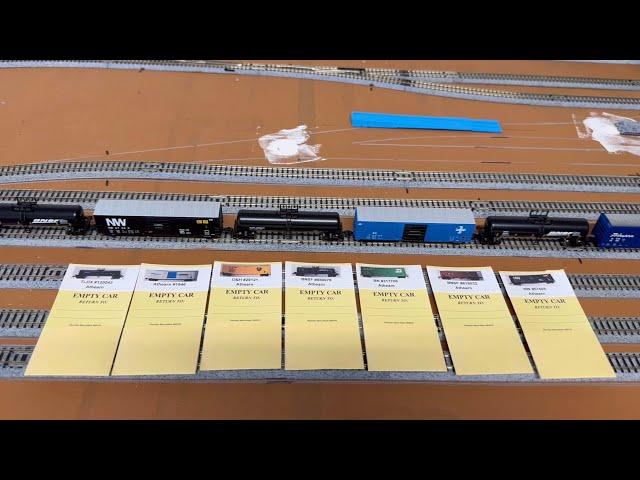 N Scale Silver State Trains Layout Rebuild-Track Testing While Running Operations.