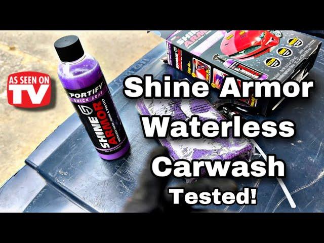 Shine Armor Waterless Carwash -Testing As Seen On TV Products