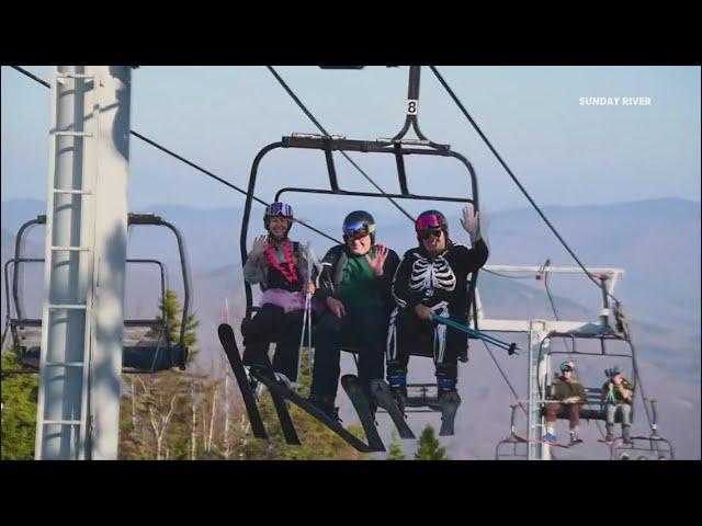 Sunday River opens for Halloween Ski Day