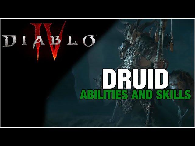 Druid Class Skill Tree & Abilities - Diablo 4 [4k]