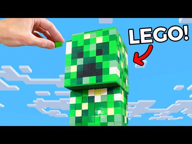 I Built a LEGO Creeper, that Destroys itself...