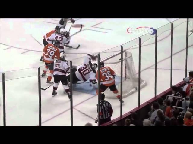 NHL Presason: Martin Brodeur amazing save vs Flyers - Flyers CSN