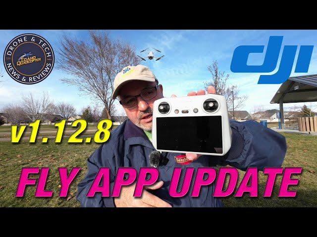 DJI Fly App Update v1.12.8 - With The DJI Mini 3 Pro