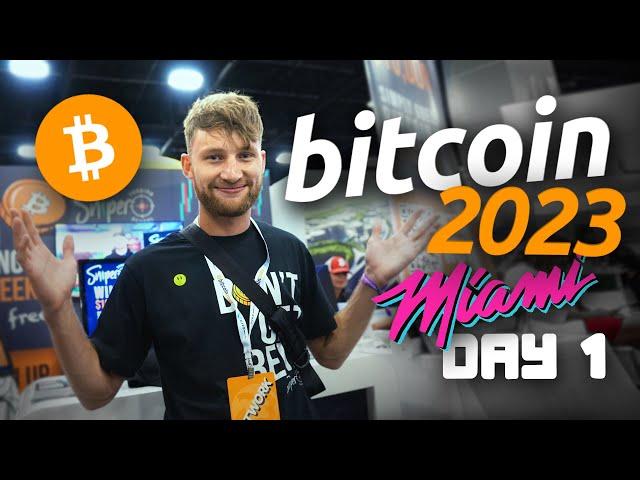 Bitcoin Miami Conference 2023 Day 1 | Sniper Vlogs