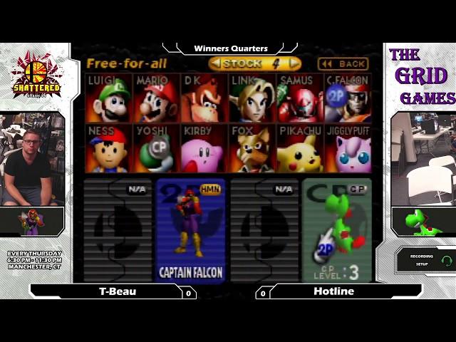 Smash 64: PAS | Gust (Kirby) V Fireblaster (Yoshi/Mario) - Shattered 114 Tournament SSB64