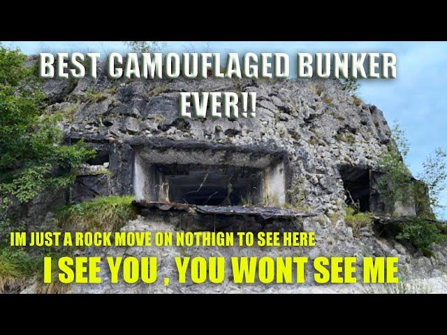 AMAZING CAMOUFLAGED ALPINE BUNKER - I SEE YOU BUT YOU WONT SEE ME