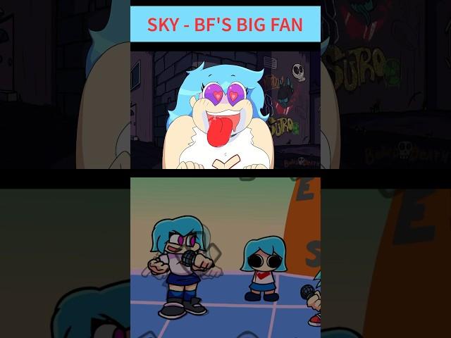 BF vs Sky - FNF Animation - Friday Night Funkin’ Game #fnf #sonsmile #fridaynightfunkin
