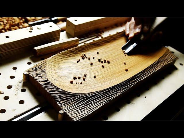 우드카빙 / 느티나무 트레이 / Wood carving Tray /  ON WOOD.