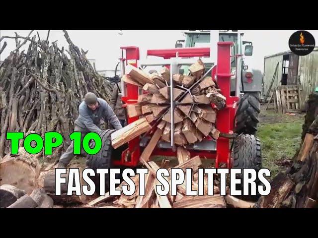 TOP 10 BEST AMAZING EXTREME FASTEST FIREWOOD PROCESSORS & WOOD SPLITTERS COMPILATION #TOP10