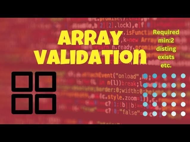 Laravel Array Validation Multiple Select Example