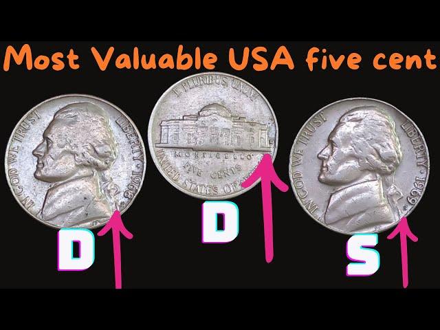 Discover the Most Valuable Monticello Jefferson Nickels Five Cent that are Rare ,