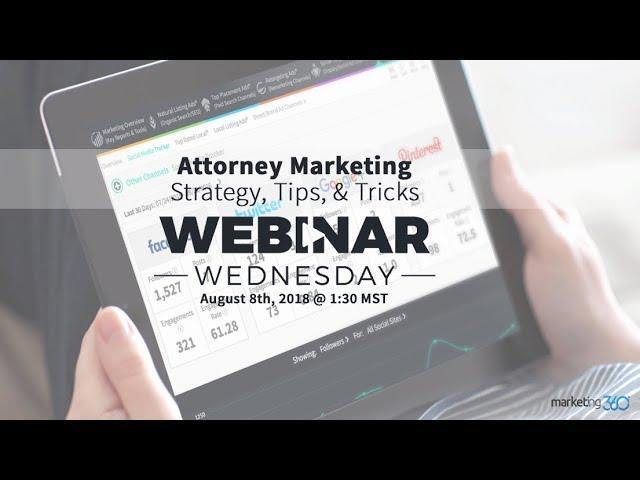 Attorney Marketing - Marketing Tips, Tricks and Strategies