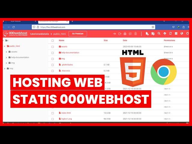 CARA HOSTING PROJECT WEB STATIS DI 000WEBHOST GRATIS !