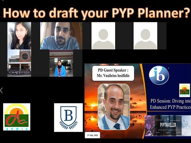 6. How to draft your Enhanced PYP Planner