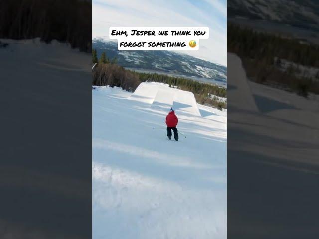 No skis. No problem.  Jesper Tjäder