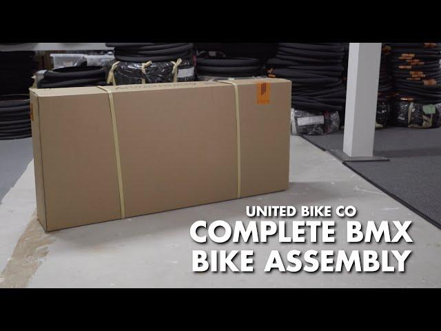 How to assemble a UNITED BIKE CO Complete BMX Bike