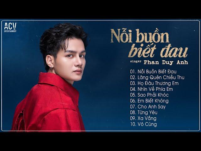 Những Bài Hát Hay Nhất Của Phan Duy Anh - Từng Yêu, Nỗi Buồn Biết Đau, Vô Cùng |Nhạc Trẻ Ballad 2025