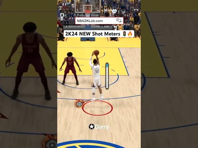 NBA 2K24 All New Shot Meters : Shot Meter Update in 2K24 #nba2k24 #2k24 #2k