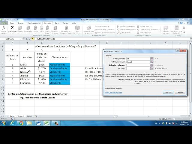 76.- Excel infinito. ¿Cómo realizar funciones de búsqueda y referencia?