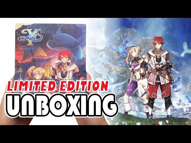 Ys X Nordics Limited Edition (Nintendo Switch) Unboxing