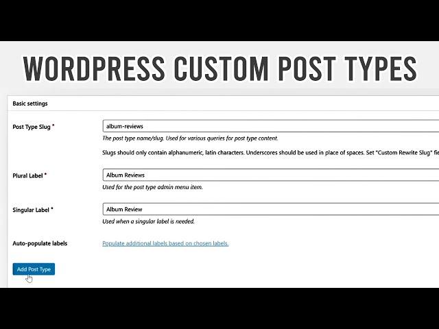 How to Create WordPress Custom Post Types