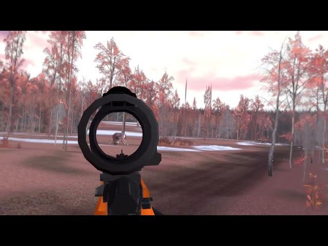 White Tail Deer Trail in the GAIM VR hunting and shooting simulator