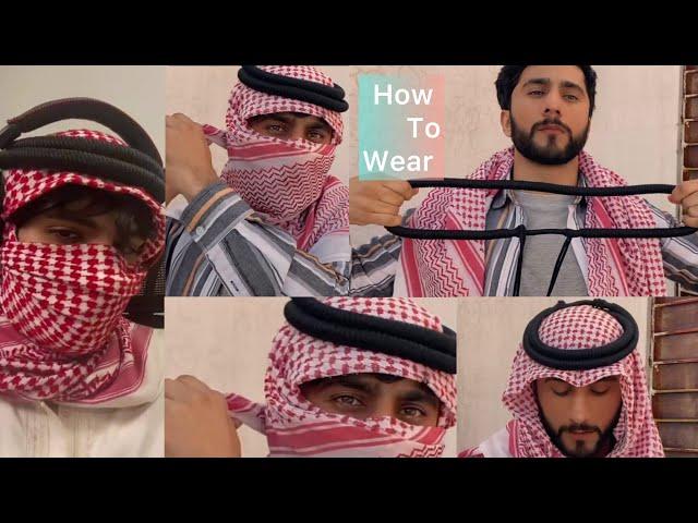 How to wear a agal || Masked Arab || Majid shah