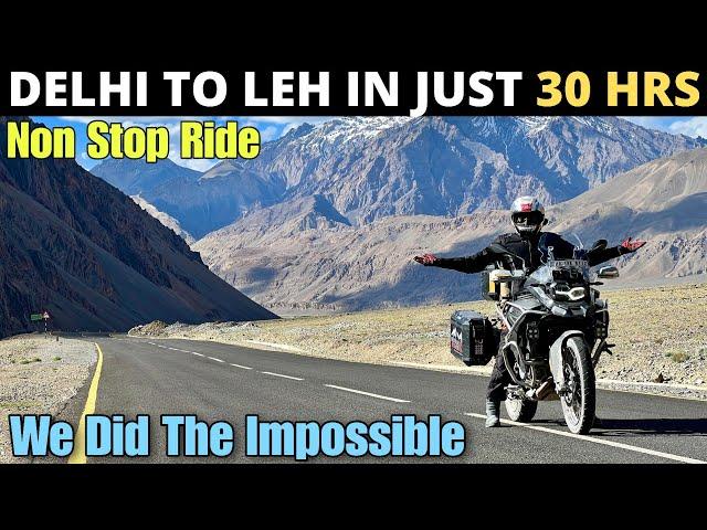 DELHI TO LEH NON STOP 1300 KMS IN 30 HRS  | EP-01| DELHI-SRINAGAR-LEH | BMW F850 GSA | LADAKH 2023