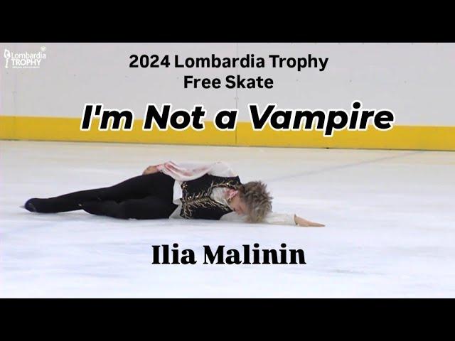 Ilia Malinin FS Lombardia Trophy 2024 "I'm Not a Vampire" (2K)