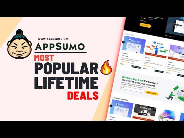 6 Most Popular Appsumo Lifetime Deals of January 2023