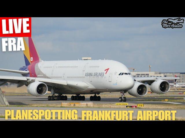 Live Planespotting Frankfurt Airport Asiana Airlines A380 OZ541 Comeback 