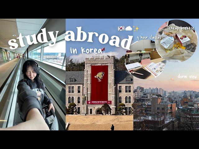 moving to korea!! // korea university, dorm tour, different campus cafeterias 