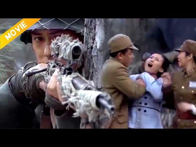 Japanese soldiers attack the village! The young man shoots with a sniper!