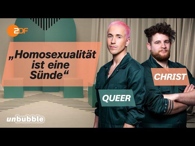 "Homophobie ist keine Meinung": Christ trifft homosexuellen Atheist I Sag's mir | unbubble