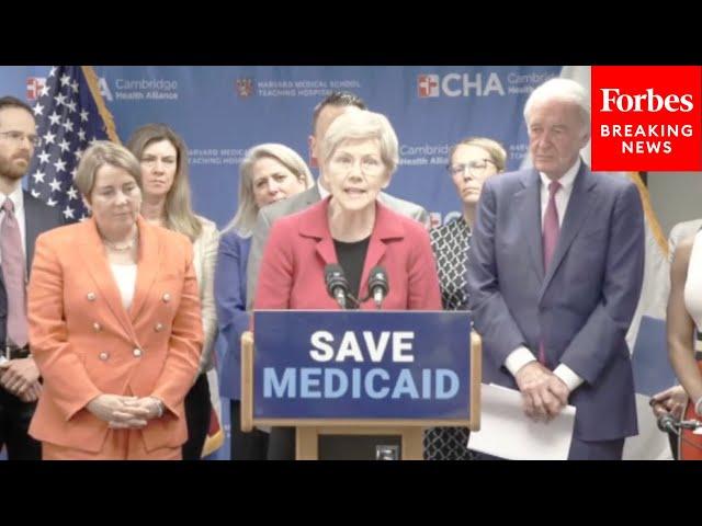 Massachusetts Gov. Healey, Sen. Ed Markey, And Sen. Elizabeth Warren Hold Briefing On Medicaid Cuts