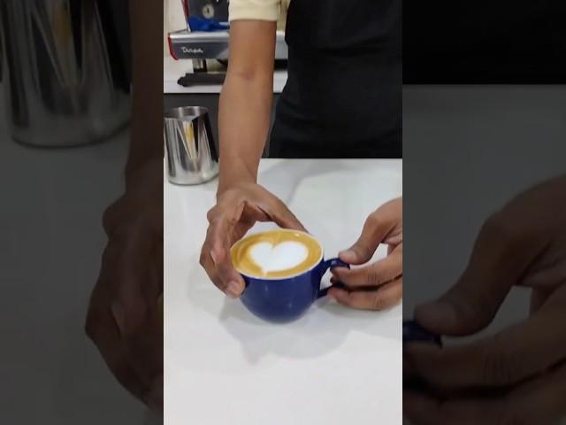 Practice sessions |#baristacafeacademy #coffee #coffeeart #heart #heartlatteart #thane