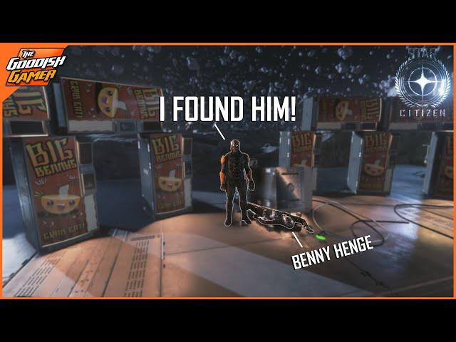 I Found The STOLEN Vending Machines! Benny Henge - Star Citizen