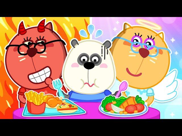 Angel Teacher Or Devil Teacher? | Kids Songs & Nursery Rhymes | Wolfoo Kids Tunes