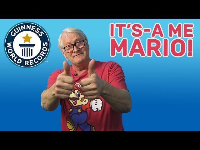 Charles Martinet: It's-A Me, Mario! - Guinness World Records