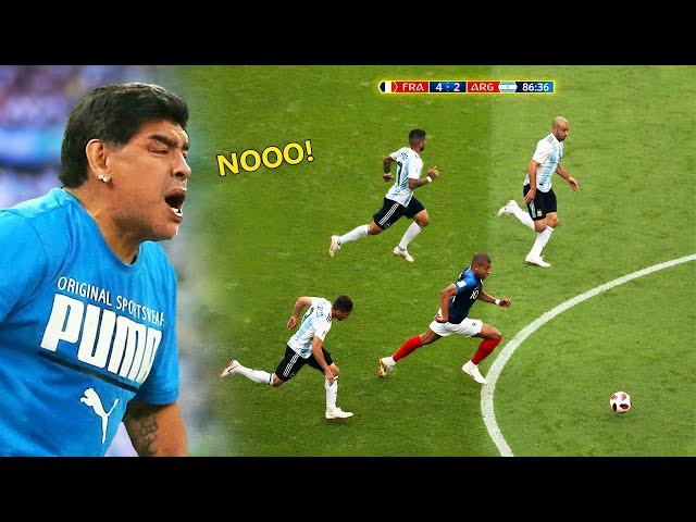 Mbappé didn't care that Maradona was watching him