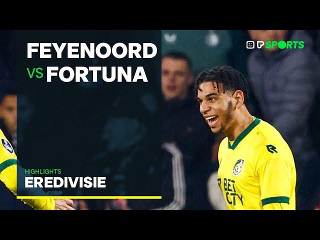 Santiago Gimenez redt punt in slotfase - Samenvatting:  Feyenoord - Fortuna