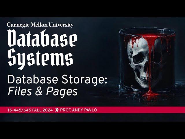 #03 - Database Storage: Files & Pages  Neon Database Talk (CMU Intro to Database Systems)