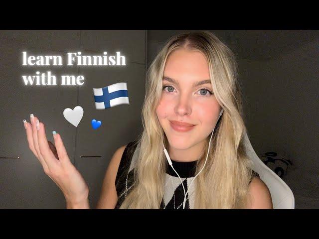 ASMR learn Finnish with me | PART 2