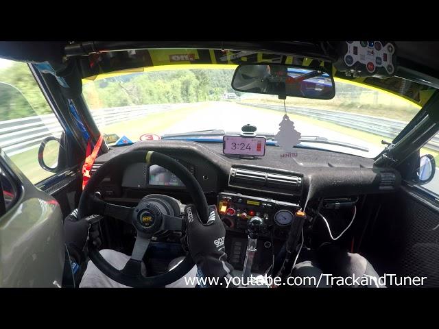 New Lap Pistenklause to Gantry Nordschleife 1530HP BMW M3 e30 Turbo Lap