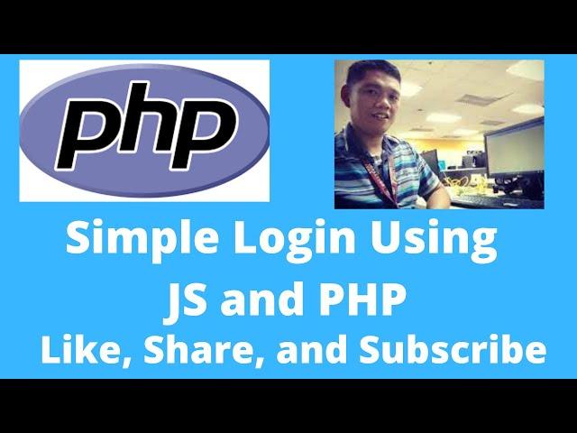 Simple Login Using JS and PHP