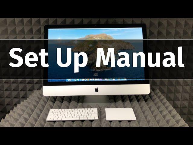 Set Up your new iMac in 2020 | Setup Manual Guide | Getting Started