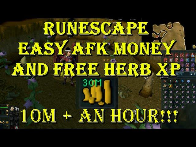 Runescape | AFK MONEY | Free Herb XP  | 10M+ AN HOUR!!!